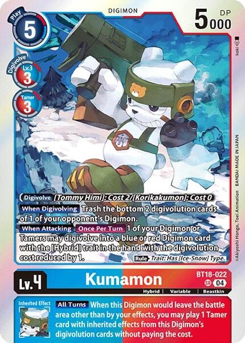 Kumamon [BT18-022] [Release Special Booster 2.0] | Anubis Games and Hobby