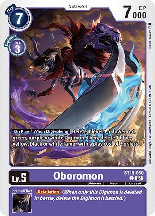 Oboromon [BT18-080] [Release Special Booster 2.0] | Anubis Games and Hobby