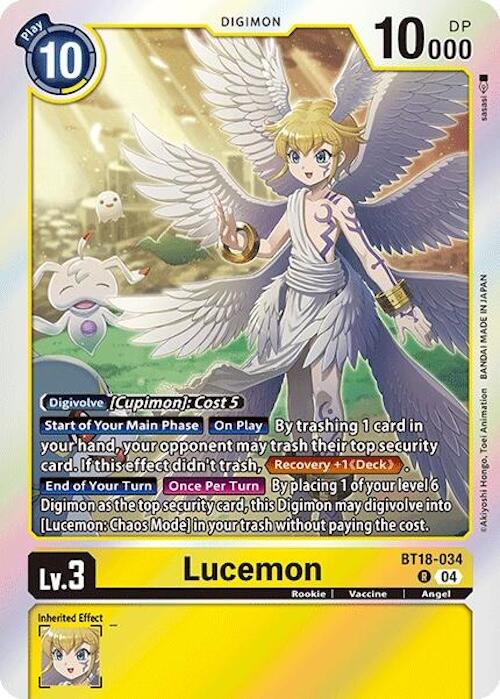 Lucemon [BT18-034] [Release Special Booster 2.0] | Anubis Games and Hobby