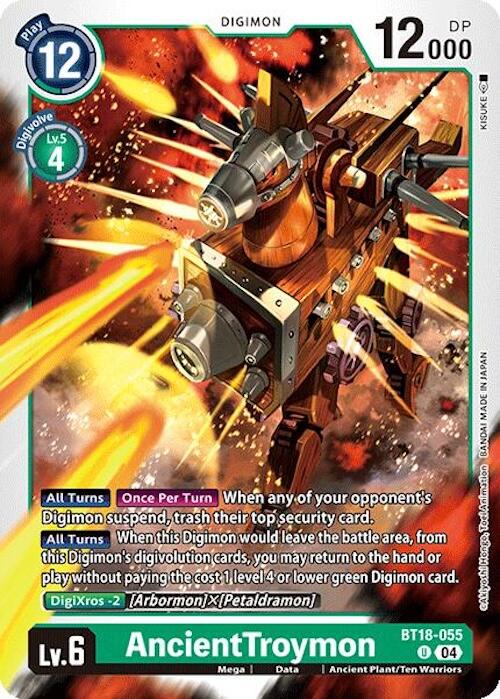 AncientTroymon [BT18-055] [Release Special Booster 2.0] | Anubis Games and Hobby