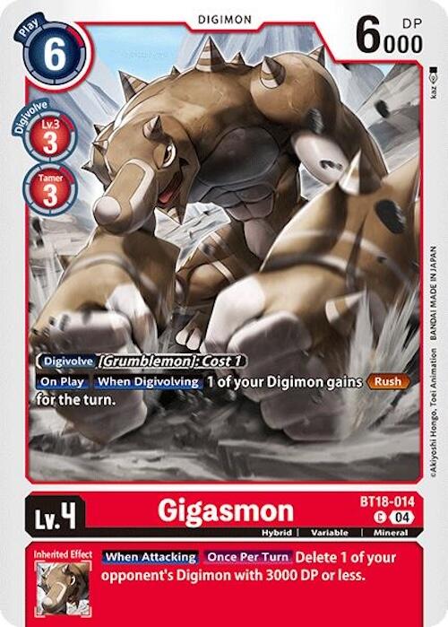 Gigasmon [BT18-014] [Release Special Booster 2.0] | Anubis Games and Hobby