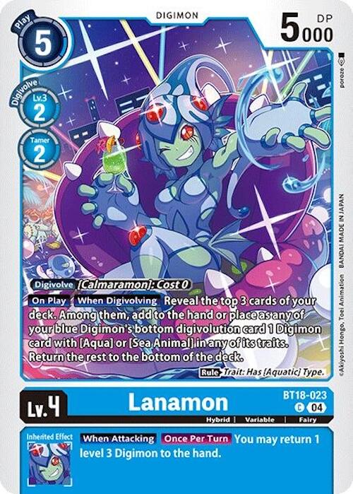 Lanamon [BT18-023] [Release Special Booster 2.0] | Anubis Games and Hobby