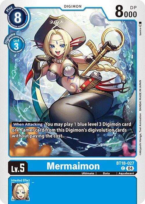 Mermaimon [BT18-027] [Release Special Booster Ver.2.0] | Anubis Games and Hobby