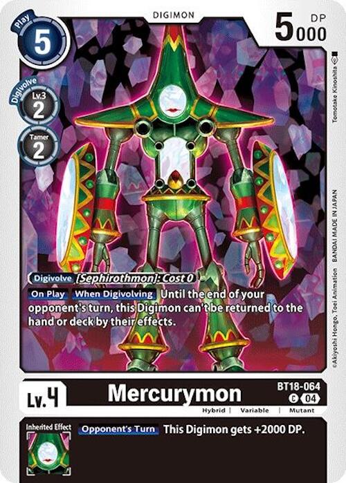 Mercurymon [BT18-064] [Release Special Booster 2.0] | Anubis Games and Hobby