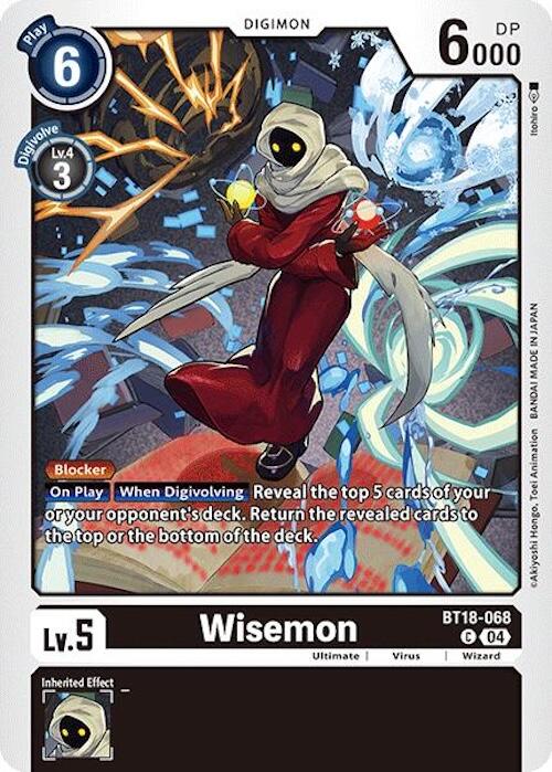 Wisemon [BT18-068] [Release Special Booster 2.0] | Anubis Games and Hobby