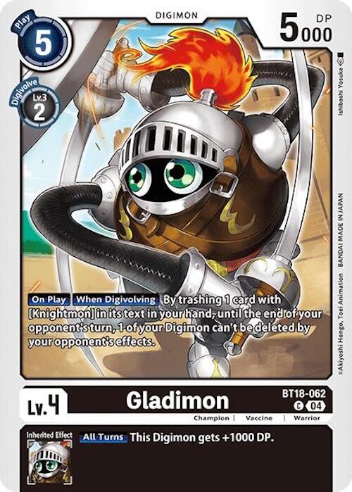 Gladimon [BT18-062] [Release Special Booster 2.0] | Anubis Games and Hobby