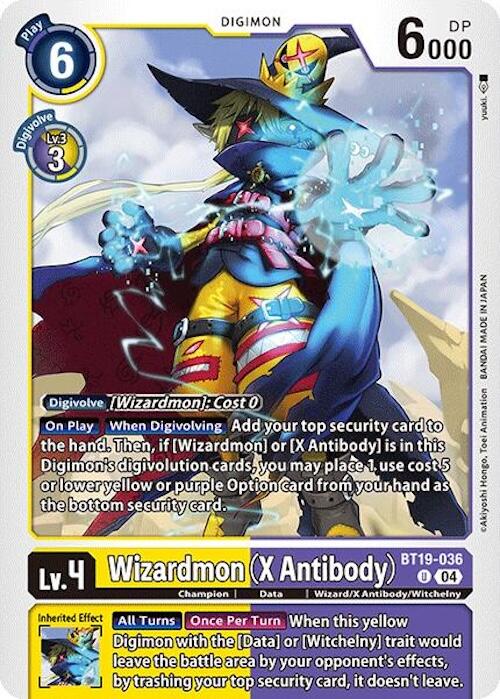 Wizardmon [BT19-036] (X Antibody) [Release Special Booster 2.0] | Anubis Games and Hobby