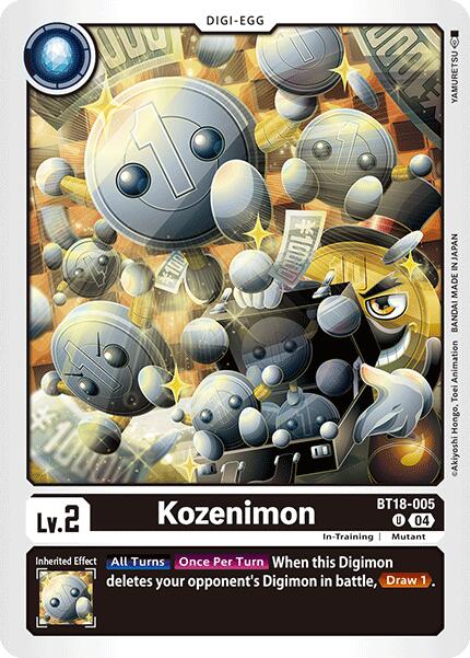 Kozenimon [BT18-005] [Release Special Booster 2.0] | Anubis Games and Hobby