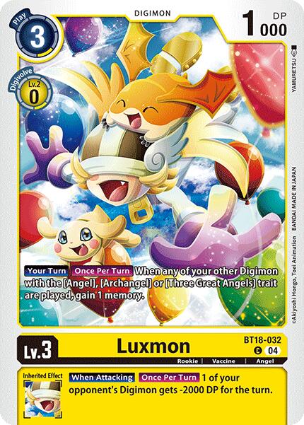 Luxmon [BT18-032] [Release Special Booster 2.0] | Anubis Games and Hobby