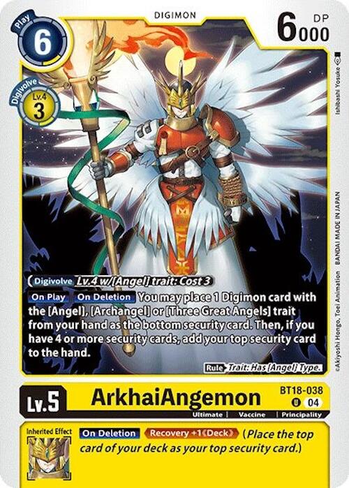 ArkhaiAngemon [BT18-038] [Release Special Booster 2.0] | Anubis Games and Hobby