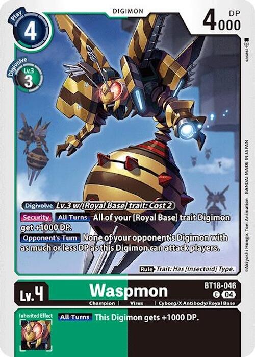 Waspmon [BT18-046] [Release Special Booster 2.0] | Anubis Games and Hobby