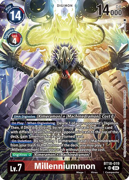 Millenniummon [BT18-019] (Alternate Art) [Release Special Booster 2.0] | Anubis Games and Hobby