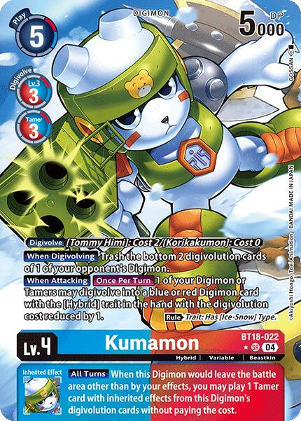 Kumamon [BT18-022] (Alternate Art) [Release Special Booster 2.0] | Anubis Games and Hobby