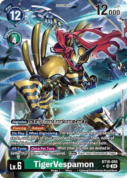 TigerVespamon [BT18-056] (Alternate Art) [Release Special Booster 2.0] | Anubis Games and Hobby