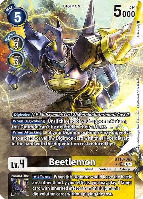 Beetlemon [BT18-063] (Alternate Art) [Release Special Booster 2.0] | Anubis Games and Hobby