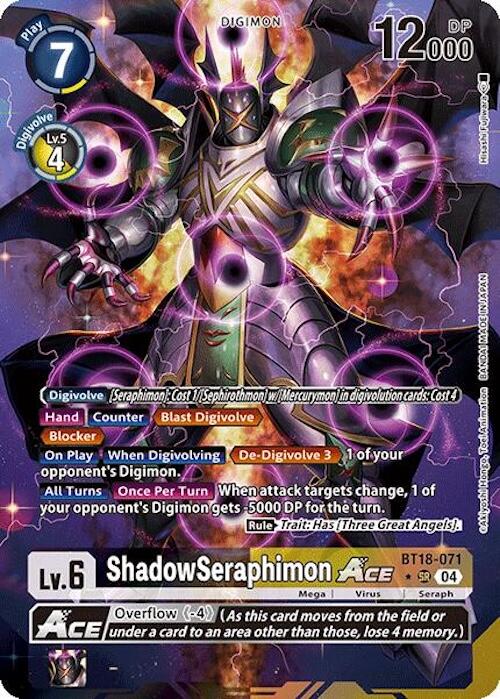 ShadowSeraphimon ACE [BT18-071] (Alternate Art) [Release Special Booster 2.0] | Anubis Games and Hobby