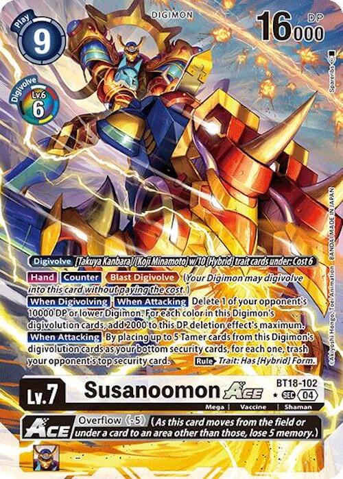 Susanoomon ACE [BT18-102] (Alternate Art) [Release Special Booster 2.0] | Anubis Games and Hobby