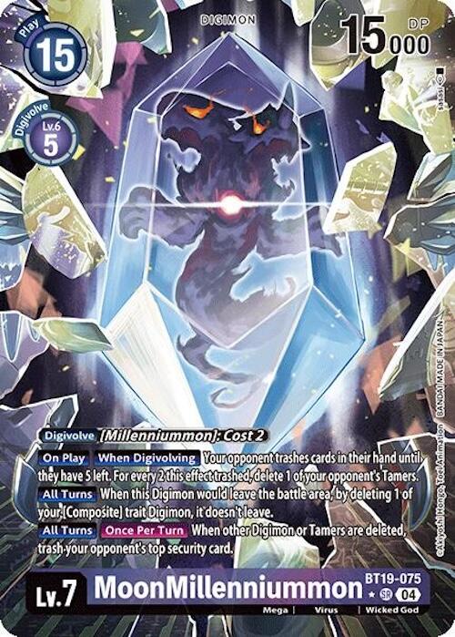 MoonMillenniummon [BT19-075] (Alternate Art) [Release Special Booster 2.0] | Anubis Games and Hobby