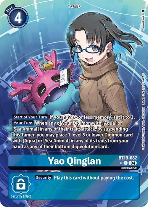 Yao Qinglan [BT19-082] (Alternate Art) [Release Special Booster 2.0] | Anubis Games and Hobby