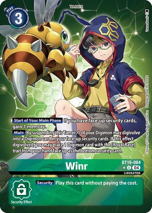 Winr [BT19-084] (Alternate Art) [Release Special Booster 2.0] | Anubis Games and Hobby