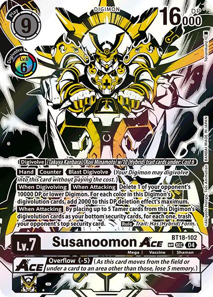 Susanoomon ACE [BT18-102] (Textured) [Release Special Booster 2.0] | Anubis Games and Hobby