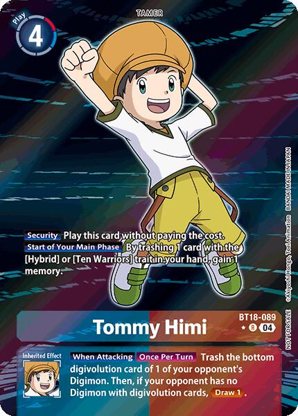 Tommy Himi [BT18-089] (Release Special Booster 2.0: Box Promotion Pack) [Release Special Booster 2.0] | Anubis Games and Hobby