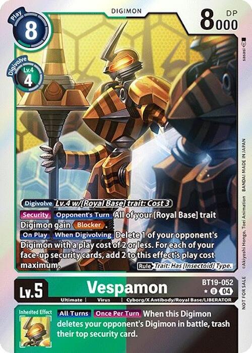 Vespamon [BT19-052] (Release Special Booster 2.0: Box Promotion Pack) [Release Special Booster 2.0] | Anubis Games and Hobby