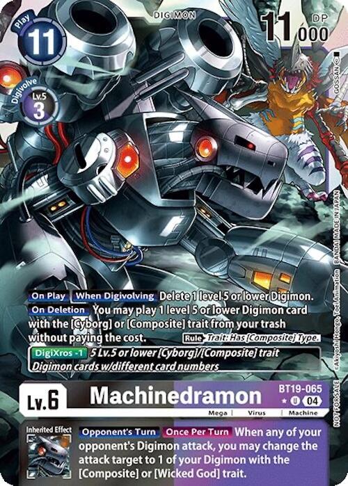 Machinedramon [BT19-065] (Release Special Booster 2.0: Box Promotion Pack) [Release Special Booster 2.0] | Anubis Games and Hobby