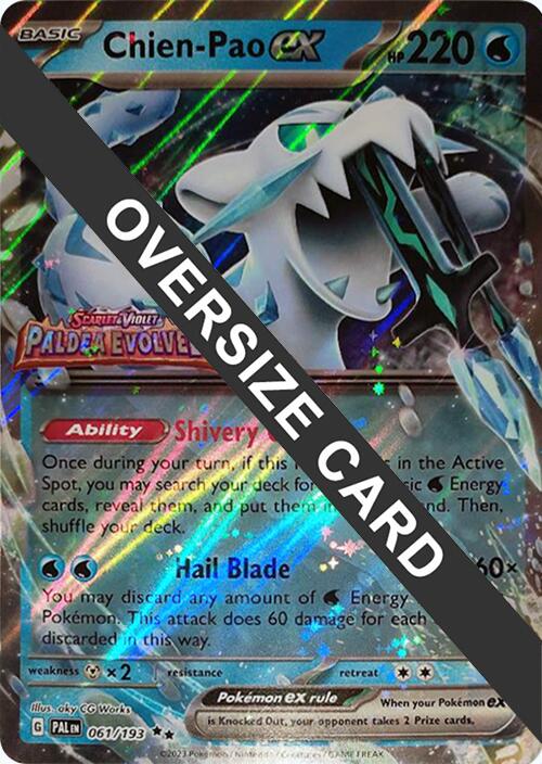 Chien-Pao ex (061/193) (Jumbo) [Scarlet & Violet: Black Star Promos] | Anubis Games and Hobby