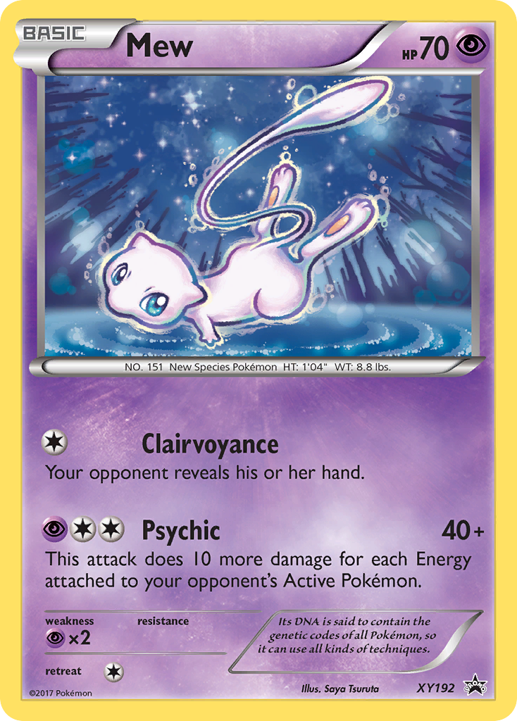 Mew (XY192) [XY: Black Star Promos] | Anubis Games and Hobby