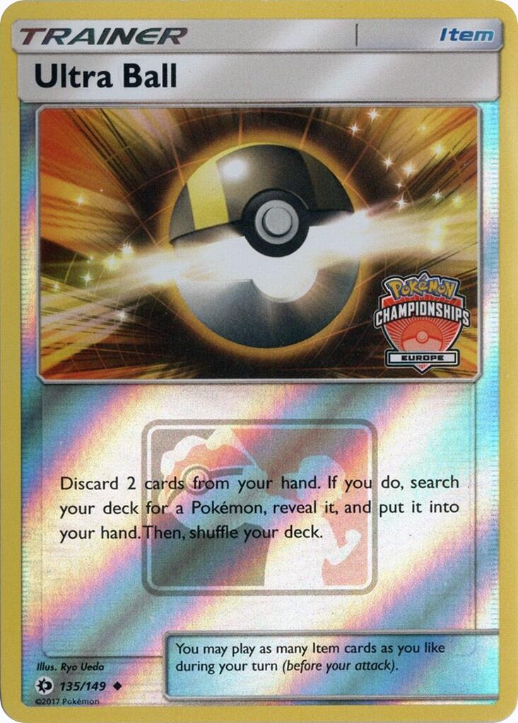 Ultra Ball (135/149) (Europe Championships) [League & Championship Cards] | Anubis Games and Hobby