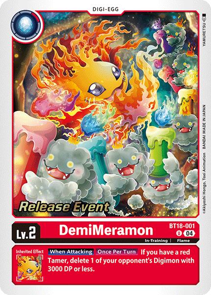 DemiMeramon [BT18-001] [Release Special Booster Ver.2.0 Promos] | Anubis Games and Hobby