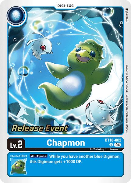 Chapmon [BT18-002] [Release Special Booster Ver.2.0 Promos] | Anubis Games and Hobby
