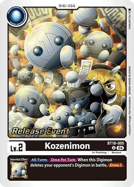 Kozenimon [BT18-005] [Release Special Booster Ver.2.0 Promos] | Anubis Games and Hobby