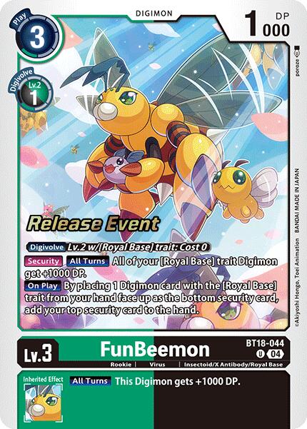 FunBeemon [BT18-044] [Release Special Booster Ver.2.0 Promos] | Anubis Games and Hobby