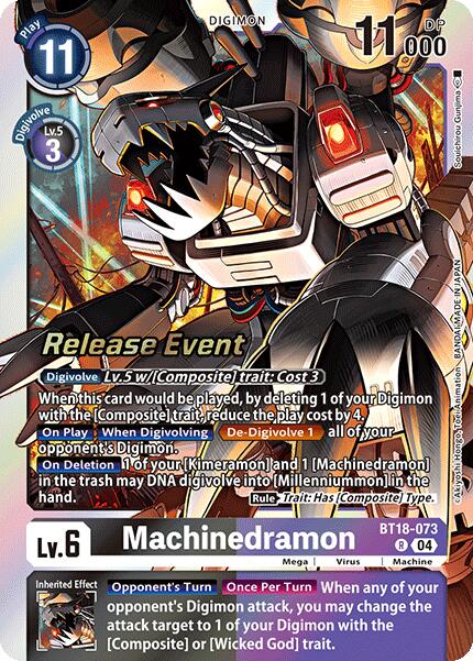 Machinedramon [BT18-073] [Release Special Booster Ver.2.0 Promos] | Anubis Games and Hobby