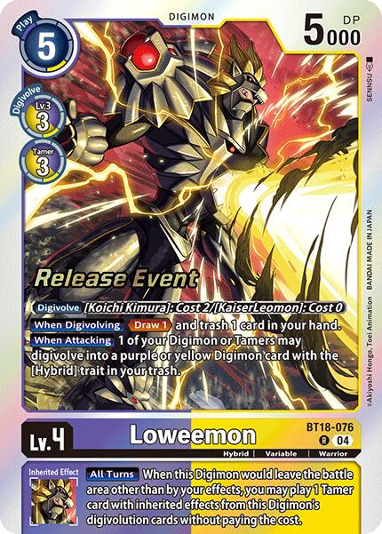 Loweemon [BT18-076] [Release Special Booster Ver.2.0 Promos] | Anubis Games and Hobby