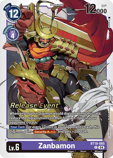 Zanbamon [BT18-085] [Release Special Booster 2.0 Pre-Release Cards] | Anubis Games and Hobby