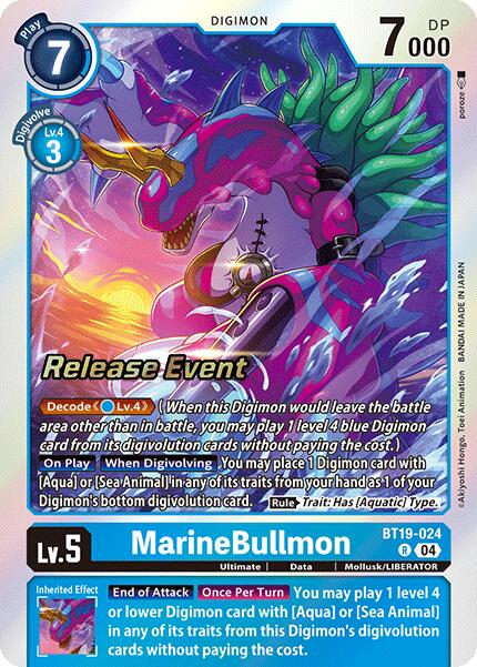 MarineBullmon [BT19-024] [Release Special Booster Ver.2.0 Promos] | Anubis Games and Hobby