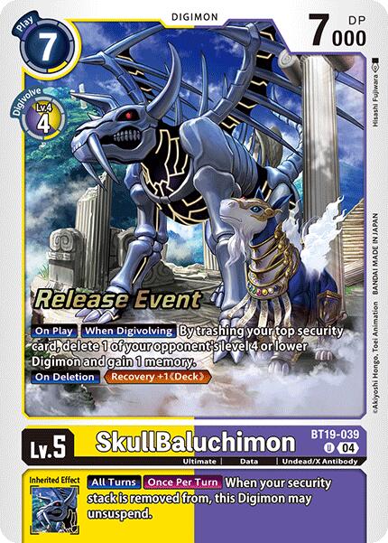 SkullBaluchimon [BT19-039] [Release Special Booster Ver.2.0 Promos] | Anubis Games and Hobby