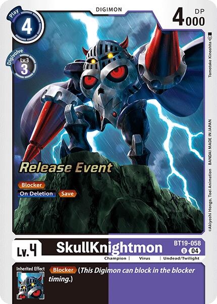 SkullKnightmon [BT19-058] [Release Special Booster Ver.2.0 Promos] | Anubis Games and Hobby