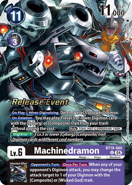 Machinedramon [BT19-065] [Release Special Booster Ver.2.0 Promos] | Anubis Games and Hobby