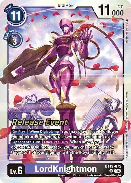 LordKnightmon [BT19-072] [Release Special Booster Ver.2.0 Promos] | Anubis Games and Hobby