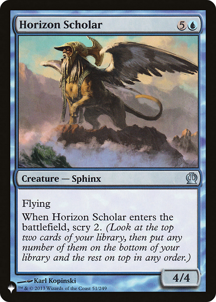 Horizon Scholar [The List Reprints] | Anubis Games and Hobby