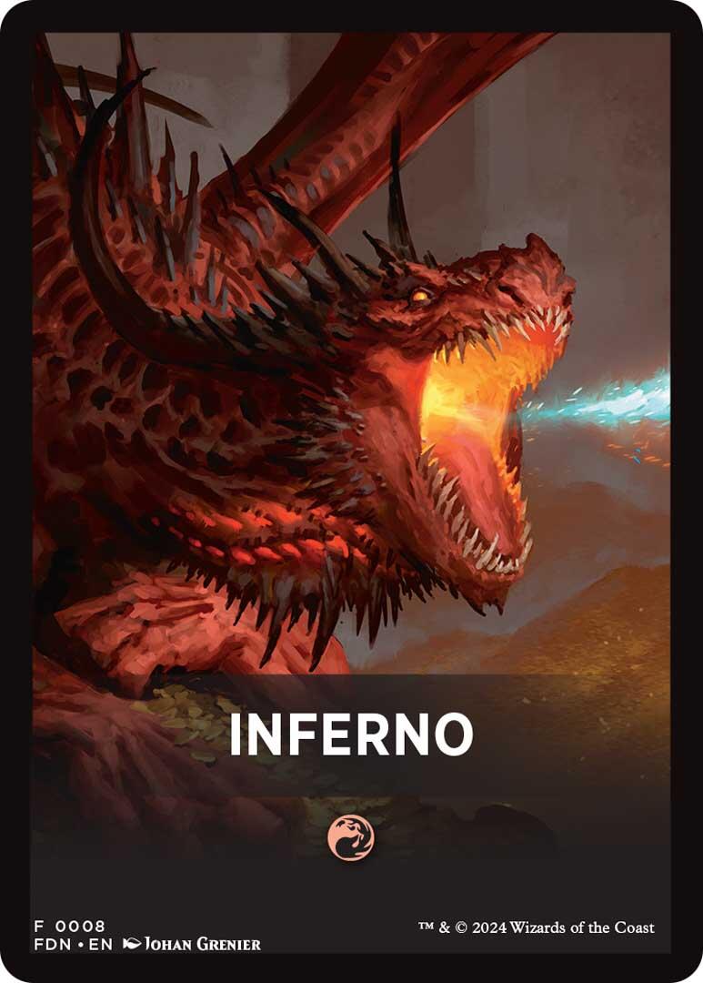 Inferno Theme Card [Foundations Tokens] | Anubis Games and Hobby