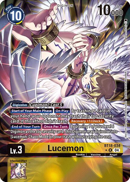 Lucemon [BT18-034] (Alternate Art) [Release Special Booster 2.0] | Anubis Games and Hobby