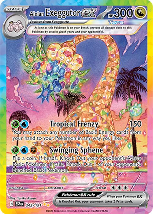 Alolan Exeggutor ex (242/191) [Scarlet & Violet: Surging Sparks] | Anubis Games and Hobby