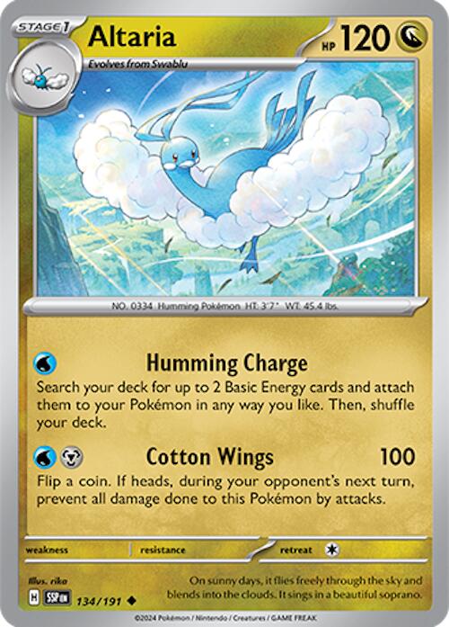 Altaria (134/191) [Scarlet & Violet: Surging Sparks] | Anubis Games and Hobby