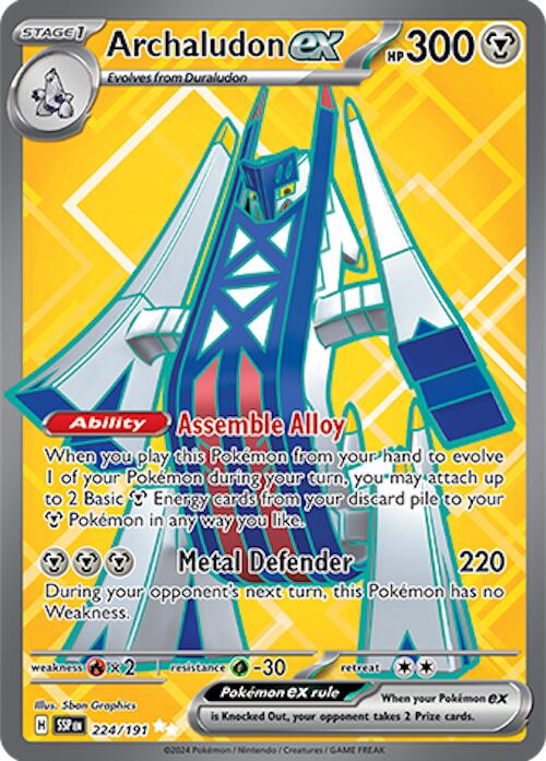 Archaludon ex (224/191) [Scarlet & Violet: Surging Sparks] | Anubis Games and Hobby