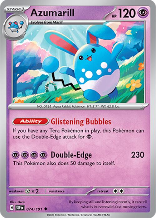 Azumarill (074/191) [Scarlet & Violet: Surging Sparks] | Anubis Games and Hobby